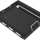 Full Size Griddle Inserts for Weber Spirit 200 Series Gas Grills, 7637 Flat Top Grill Griddle with Handles Replacement Part for Weber GS4 Spirit I & II S-210 E-210 E-220, Carbon steel, Black