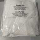 Back Tab Linen Curtains 96 inches Long 2 Panels Set for Living Room Sliding Glass Door Ivory Cream Semi Sheer Curtains Light Filtering Canvas Cloth Linen Drapes 96 inch Floor to Ceiling Length (Natural)