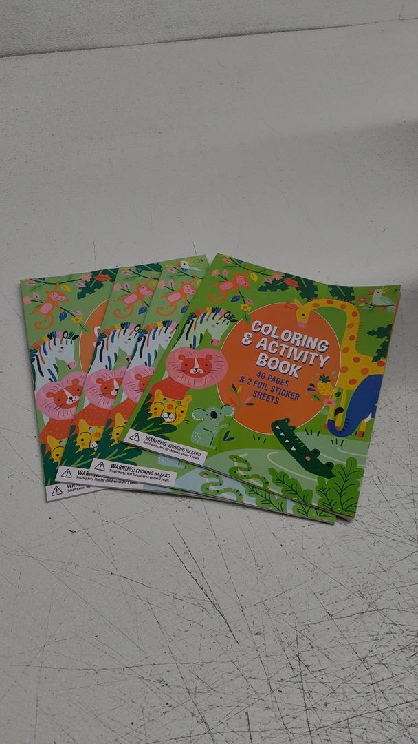 Coloring And Activity Book 4 Pack