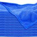 10 Pack Microfiber Cleaning Cloth 6"x6" Reusable Cleaning Rag Fast Drying Kitchen Towels Microfiber Towels Cars Wash Dry Erase Cloth for Housekeeping Home Kitchen Window Bathroom Car (Blue)