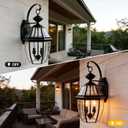 Outdoor Wall Lights, 20" Large Exterior Light, 2-Light Waterproof., 20.25inch-2Light