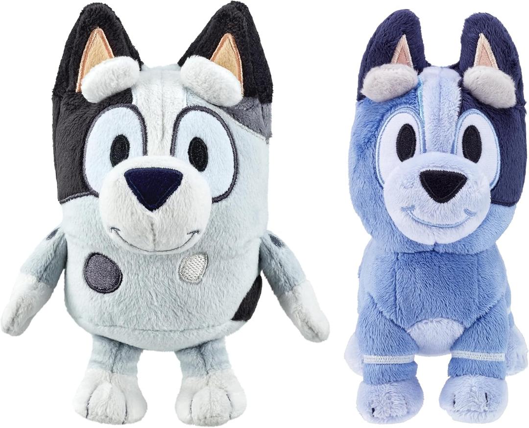 Muffin & Socks Small Plush Bundle  2 Pack Soft Stuffed Animals for Kids, Perfect Size for Little Hands, Cuddly Travel Toys, Embroidered Faces, Gift for Toddlers Ages 3+