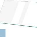 240350620 Glass Shelf Replacement for Frigidaire Shelf Replacement 23.78"x16.34" Kenmore Refrigerator Replacement Shelves Fridge Glass Parts, 23.78"L x 16.34"W x 0.12"H