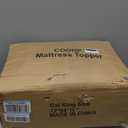 COONP California King Mattress Topper, Extra Thick Pillowtop, Cooling Plush Mattress Pad Cover Cotton Top Bed Topper Protector with 8-21 Inch Deep Pocket (White)