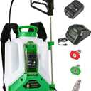 4.9Ah Battery Powered Backpack Sprayer 4 Gallon, Doubled The Capacitance, Equipped with a Big Pump, Ultra-Long Power Supply Lithium Battery Waterproof Sprayer for Spraying, Cleaning (Inventor 7 Ultra Long&Enhance Pump 4Gal)