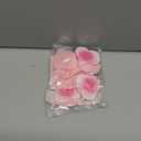 30PCS Happy Valentines Day Cake Toppers, Acrylic Cupcake Toppers 3 Different Pattern Heart Shape Custom Cupcake Picks for Valentines Party Anniversary Pastries Decorations (30 Pink Heart)