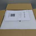 ZMISHIBO Low Profile Ceiling Fans with Lights and Remote, 20 Inch Flush Mount Ceiling Fan with Light, 3000K-6000K Dimmable Fandelier LED Fan Light, 6 Wind Speeds White Ceiling Fans for Bedroom