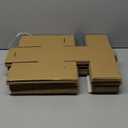 50 Pack 4x4x4'' Small Shipping Boxes, Corrugated Cardboard Mailers for Business, White (LM444)