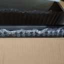 Golf Cart Foldable Windshield 3/16" (5MM) Only Fits 1982-2000 Club Car DS 1"1" Struts Upper and Down Straight Rail, Folding Acrylic Replacement - Tinted (Not Fit Top Tapered Rail Style)