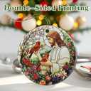 3 x Jesus Christ Ornament: Christmas Ornaments, Religious Christmas Decorations for Tree, Catholic Ornament & Christian Holiday Decor | Religious Gifts, Christian Gifts - Design D