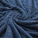 Smuge 18-Piece Bath Towel Set, Include 6 Bath Towel Sheets, 6 Hand Towels and 6 Washcloths - Highly Absorbent Quick Dry 100% Microfiber,Ultra Soft Bathroom Towel Set (Navy Blue)