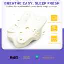 Pain Relief Cooling Pillow for Neck Support Adjustable Cervical Pillow Side Sleeping Memory Foam with Super Soft and Cooling Satin Pillowcase Grey