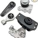 Engine Motor Mount kit 4PCS Fit for 2008 2009 2010 2011 2012 2013 Nissan Rogue 2.5L 2014 2015 Nissan Rogue Select 2.5L 2WD Replacement A7370 A7384 A4351 A4352 XINEAT