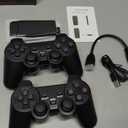 Retro Game Console, Retro Gaming Console, Wireless Retro Game Console, Plug & Play Video TV with 25100+ Built-in Games, 4K HDMI Output, and 2.4GHz Wireless Controller, 9 Classic Emulators (Black)