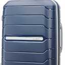 Samsonite Freeform 21-Inch Hardside Carry-On Luggage - Hardshell Carry-On Suitcase - TSA, Airline-Approved - Expandable Hard Shell, Smooth Rolling Spinner Wheels for Lightweight Travel - Navy