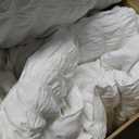 CozyLux Oversized King Comforter Set White, 3 Pieces 120x98 Solid Breathable Quilted Style Bedding Sets All Season, Luxury Soft Down Alternative Comforter Bed Set (1 Comforter & 2 Pillowcases)