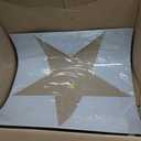 Star Stencil 24 x 24 Inches, Reusable Stencil for Painting on Wood, Walls, Fabric, Canvas, and DIY Crafts Durable Plastic for Art and Home Decor