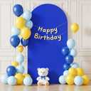 6.6FT Royal Blue Arch Backdrop Cover,Spandex Fitted Wedding Arch Stand Covers Round Top Chiara Arch Covers Stretchy Backdrop for Birthday Party Ceremony Banquet Decoration