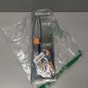 SZHLUX Grass Shears 360-Degree Swivel Blades, Ultra-Sharp Grass Cutter with 5 Stainless Steel Blades, Gardening Shears and Plant Cutting Scissors (Orange)