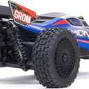 ARRMA RC Car Typhon GROM 4x4 Smart Small Scale Buggy RTR with Battery & Charger, Blue/Silver ARA2106T1
