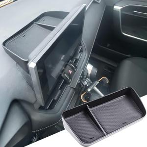 EDBETOS Center Console Dash Storage Tray Compatible with Toyota Rav4 Accessories 2019 2020 2021 2022 2023 2024 2025 Dashboard Organizer Box Glasses Holder (Not for New 10.5'' Multimedia Display)