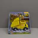 Bluey Dump Truck Toy with Hard Hat Muddy Bingo Figures | Load & Unload Rocks - Includes Safety Signs & Stickers | for Kids Ages 3+
