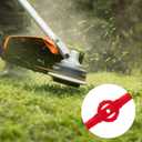 36 Pcs Plastic Grass Trimmer Head Blades, String Trimmer Head Blades, Plastic Cutter Blade Replacement for Cordless Grass Trimmer -Red