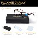 K KENZHOU Blue Light Glasses for Woman Men Bluelight Blocking Glasses for Computer Gaming Phones,Anti Eye Strain & UV Glare