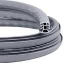 Flexible EPDM Rubber Strip (100 ft Long and 1 inch Wide) for Concrete Crack Repair and Replacement - Weather and Aging Resistant Expansion Joint Filler for Driveways and Sidewalks