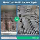Replacement Parts for Nexgrill 720-0896B 720-0896 720-0898 720-0896E 720-0896X 720-0896C 730-0898 720-0898A, Grill Grates for Nexgrill 6 Burner 720-0896B 720-0898 & Nexgrill 5 Burner 720-0896