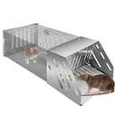 Humane Rat Trap, Automatic Continuous Cycle Mouse Traps, Catch Rat Trap Cage, That Work for Indoor and Outdoor Small Animal - Mouse Voles Hamsters Live Cage Catch and Release
