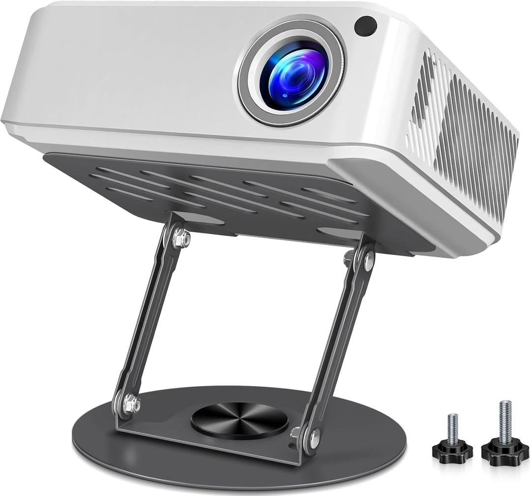 2-Be-Best Universal Tabletop Projector Stand, Adjustable Rotatable Foldable Projector Stand Portable Projectors Stands, Stands for Small Medium Heavy Projectors Compatible with Aurzen Epson