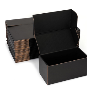 Shipping Boxes 7*5*2 Inch (25 Pack) - Black Corrugated Cardboard Boxes for Small Business, Ecommerce, Mailing & Packaging | Recyclable Gift & Storage Boxes
