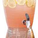 CreativeWare 1.5-Gallon Bark Beverage Dispenser, 1.5 Gallon, Clear