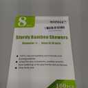 HOPELF 8" Natural Bamboo Skewers for BBQAppetiserFruitCocktailKabobChocolate FountainGrillingBarbecueKitchenCrafting and Party. =4mm, More Size Choices 6"/10"/12"/14"/16"/30"(100 PCS)