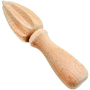 Culinary Fresh Beech Wood Citrus Reamer, Orange and Lemon Handheld Juicer: Pack of 2