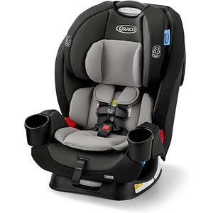 Graco® TriRide 3-in-1 Convertible Car Seat - Highback Booster, Forward & Rear Facing Modes, Suitable from Newborn to Preschooler, Perfect for Long Journeys in Redmond Color, Mfd: 01/12/2026