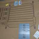 Narrow Baby Gate 24.4-29 Inch for Stairs Pet Dog Gates Indoor for Doorways