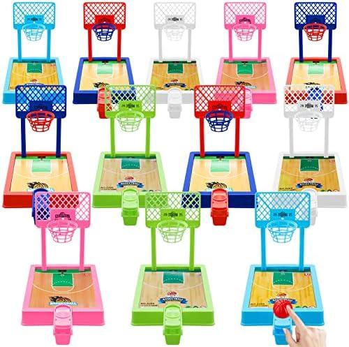 Wettarn 2 Pack Mini Basketball Game Desktop Arcade Basketball Game Basketball Party Favors Basketball Toys Tabletop Games for Goodie Bags Fillers Office Classroom Awards Stress Relief Toy