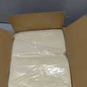 Obstal 2 Pack Table Clothes for 8 Foot Rectangle Tables - Water Resistant Washable Fabric Polyester Rectangle Table Cover Protector for Wedding, Banquet and Trade Shows, 96L x 30W Inches, Cream