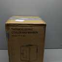 Mini Fridge for Bedroom, 15 Litre/21 Cans Portable Mini Refrigerator with AC/DC Power for Office, Dorm and Car, Thermoelectric Electric Cooler & Warmer Skincare Fridge for Drinks, Food, Cosmetics