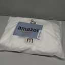 JOLLADE Non-See-Through White Privacy Semi Sheer Curtains That Let Light in 84 Inches Long Light Filtering Sheer Window Curtains Drapes for Living Room Bedroom 2 Panels Set White