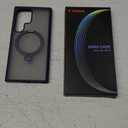 TORRAS 360Spin Magnetic Stand for Samsung Galaxy S24 Ultra Case, Compatible with Magsafe, Shockproof Military Grade Protective Slim Galaxy S24 Ultra Phone Case with Kickstand & Ring Holder, Purple