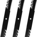 038-6003-00 Mulching Blades Compatible with Bad Boy 2021 Zt Elite 60", 038-6050-00 Lawn Mower Blades Fit for 2022 ZT Avenger, Replace Dixie Chop per 30227-60 30227-60H, 3 Pack