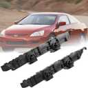 Pair Front Left & Right Bumper Bracket Spacer Support for 2003-2007 Honda Accord 71193-SDA-A01 71198-SDA-A01, HO1042116 + HO1043116