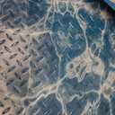 Drydiet Above Ground Pool Ladder Mat, Swimming Protective Nonslip Step Pad with Texture, Pool Essentials Accessories for Floor Liners and Stairs, Sea Pattern(36 x 24 Inch)