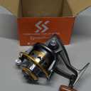 Sougayilang Spinning Fishing Reels with Left/Right Interchangeable Collapsible Wood Handle Powerful Metal Body 5.2:1/5.1:1 Gear Ratio Smooth 11BB for Inshore Boat Rock Freshwater Saltwater Fishing