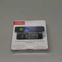 Timex Alarm Clock with Wireless Charger for iPhone, Android, and AirPods - Black (TW14B)