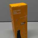 FlossJet Water Dental Flosser Cordless Oral Irrigator with 300ml 5 Tips 4 Modes USBCharger Portable Travle Irrigation Cleaner IPX7 Electric Irrigador Dental for Teeth Cleaning (Black)