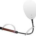 Rehabilitation Advantage Magnified Oval Flexible Inspection Mirror